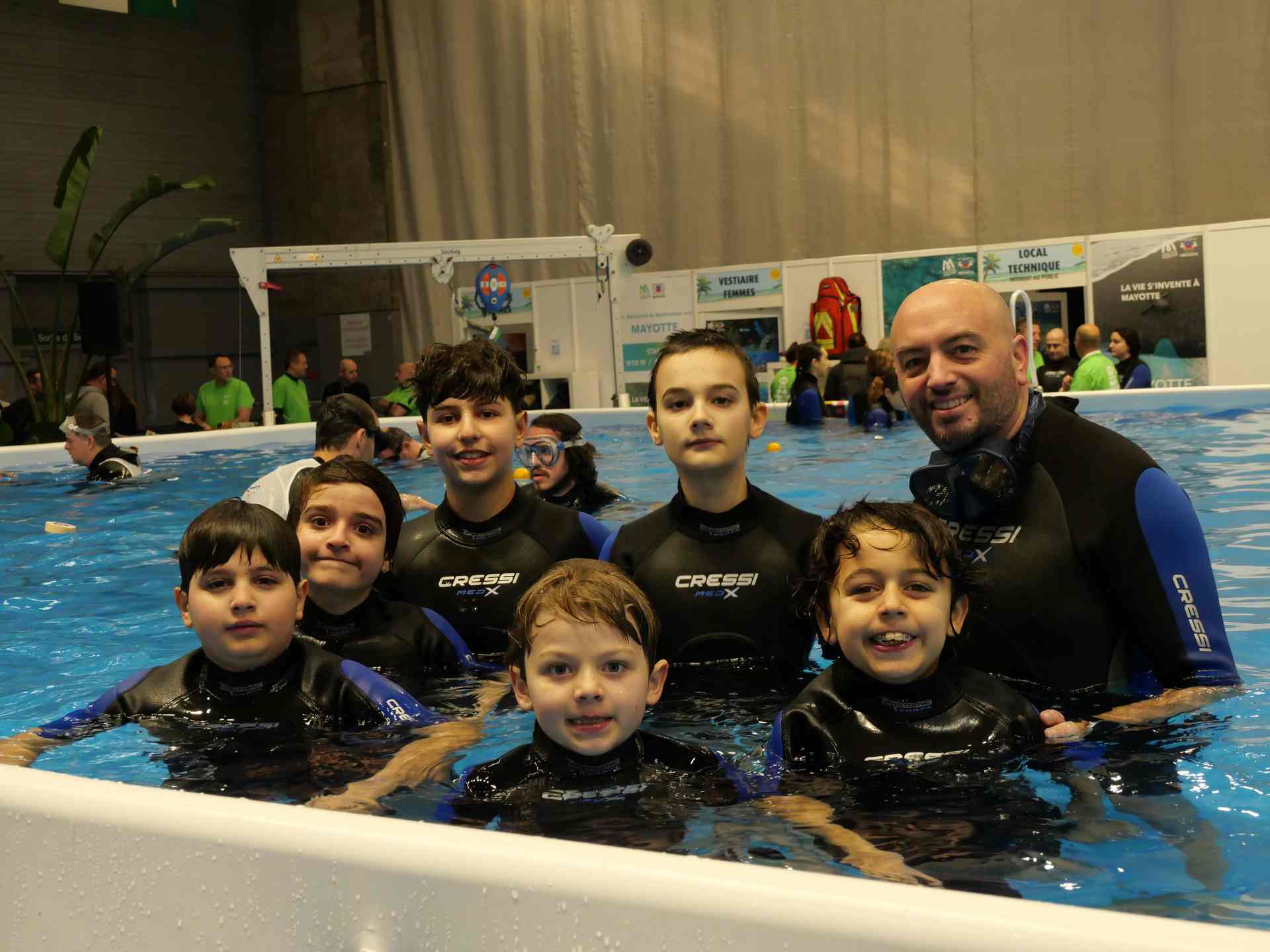Baptême de plongée en bassin